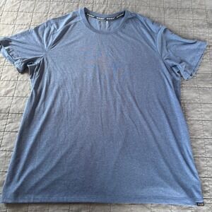 Duluth Trading Co Dry on the Fly Standard Fit Crew T shirt Men's 2XL Blue